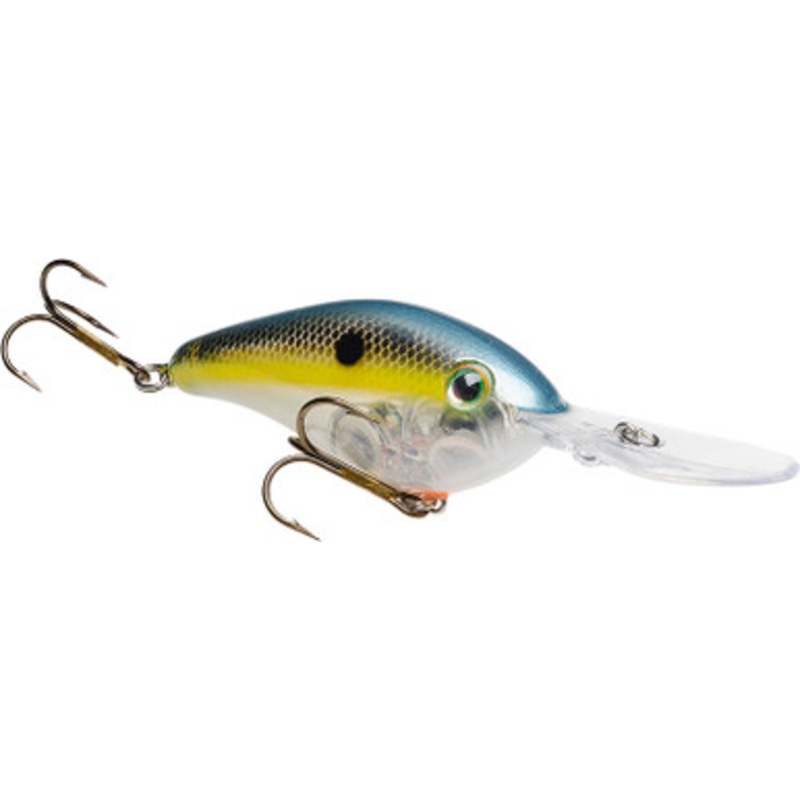 Strike King Pro Model 6XD Silent Crankbait – Clear Sexy Shad