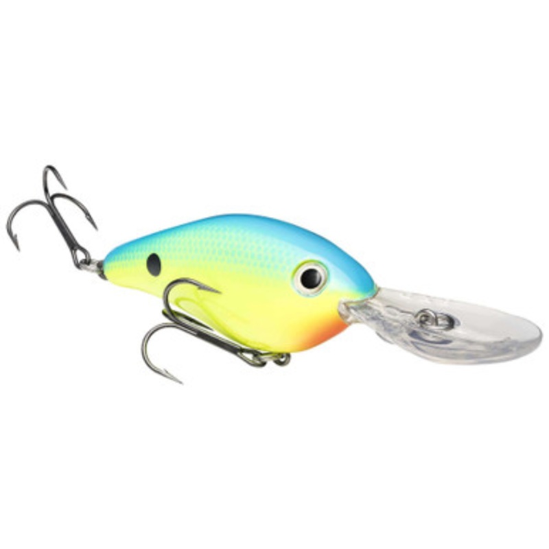 Strike King Pro Model 8XD Crankbait – Powder Blue Back Chartreuse