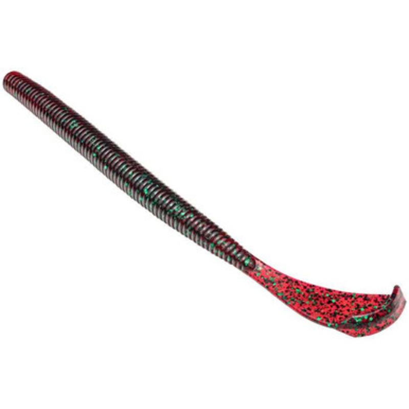 Strike King Rage Cut-R Worm – 7in – Red Bug
