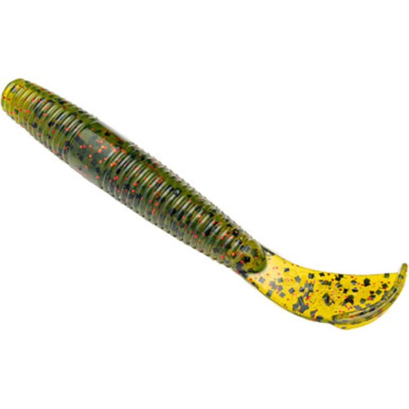 Strike King Rage Ned Cut-R Worm – 3in – Watermelon Red Flake