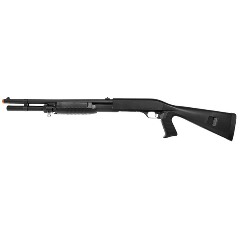 Tokyo Marui Super 90 Full Size Pump Action Airsoft Shotgun, Black