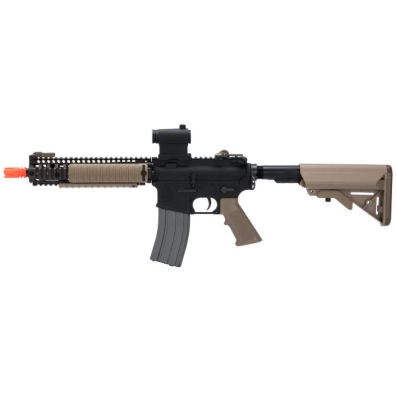 Cybergun Colt Licensed MK18 MOD1 Full Metal AEG Airsoft Rifle by VFC, Dark Earth