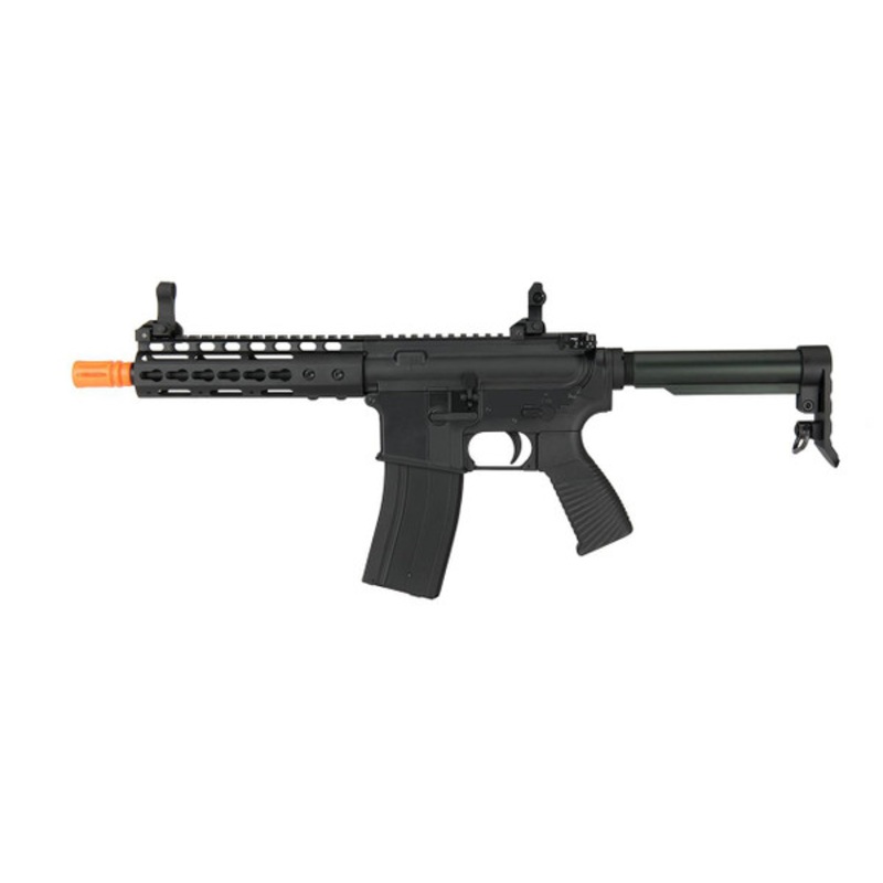Golden Eagle Elite Series 7 Keymod CQB Gas Blowback Airsoft Rifle, Black