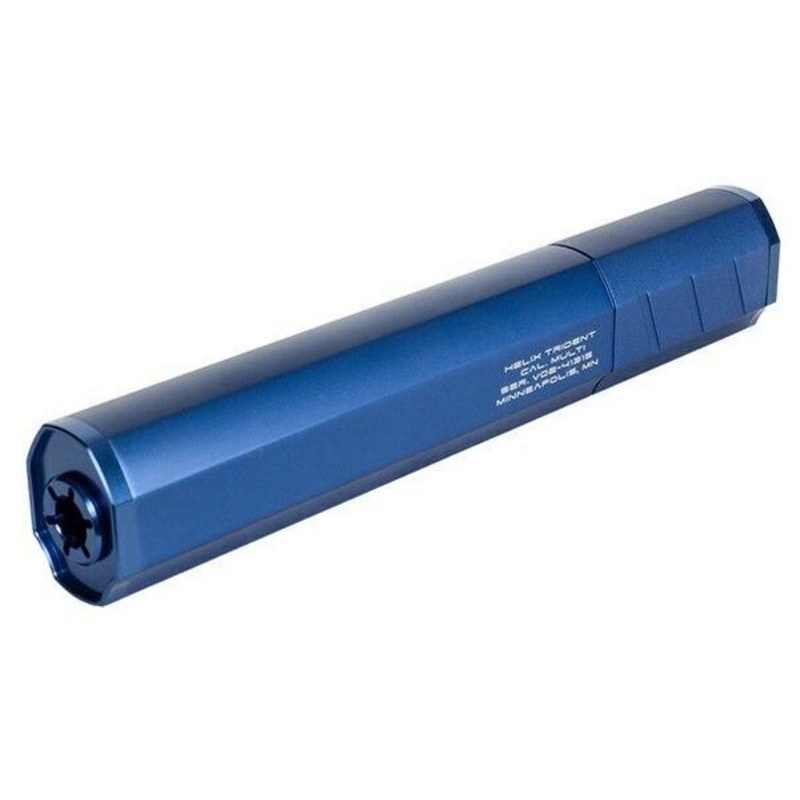 Helix Trident Mock Airsoft Suppressor, Cobalt (CW or CCW)