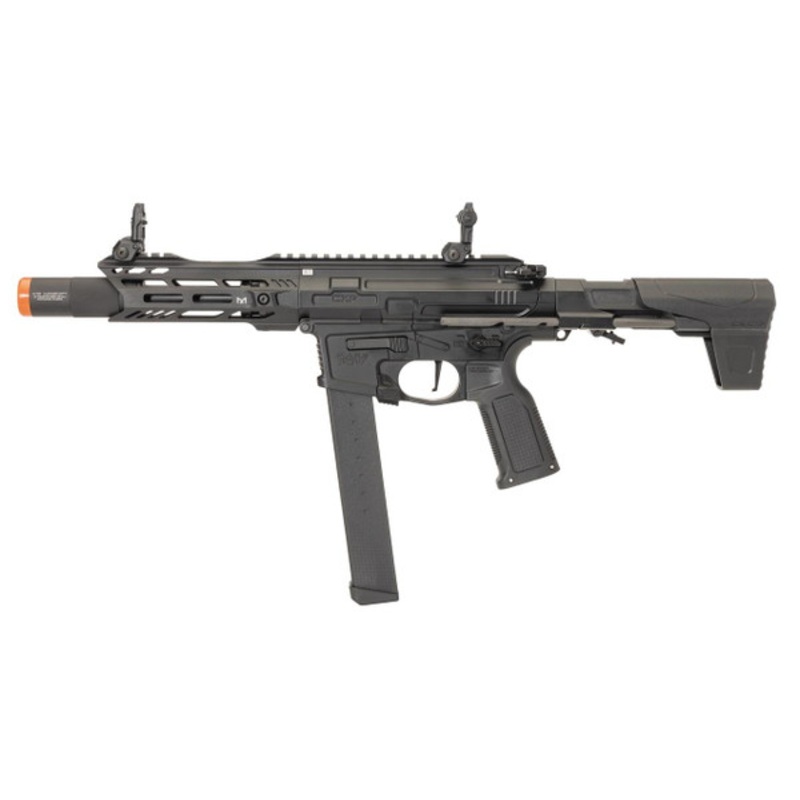 ICS ProLine CXP-MARS PDW9 S3 AEG Airsoft Rifle, Black