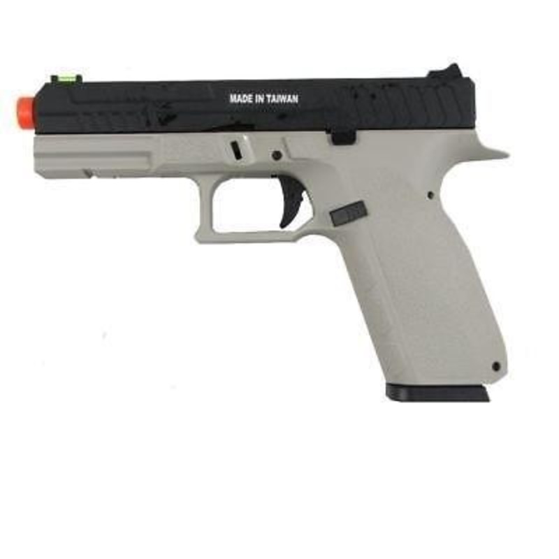 KJW KP13 Hi-Capa Tactical Gas/Co2 Blowback Pistol, Urban Grey