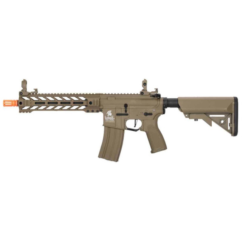 Lancer Tactical Enforcer Series Gen 2 BATTLE HAWK Hybrid  High FPS AEG Airsoft Rifle, Tan