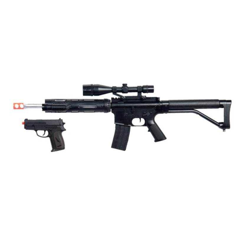 P1136 Spring Airsoft Rifle & Pistol Combo