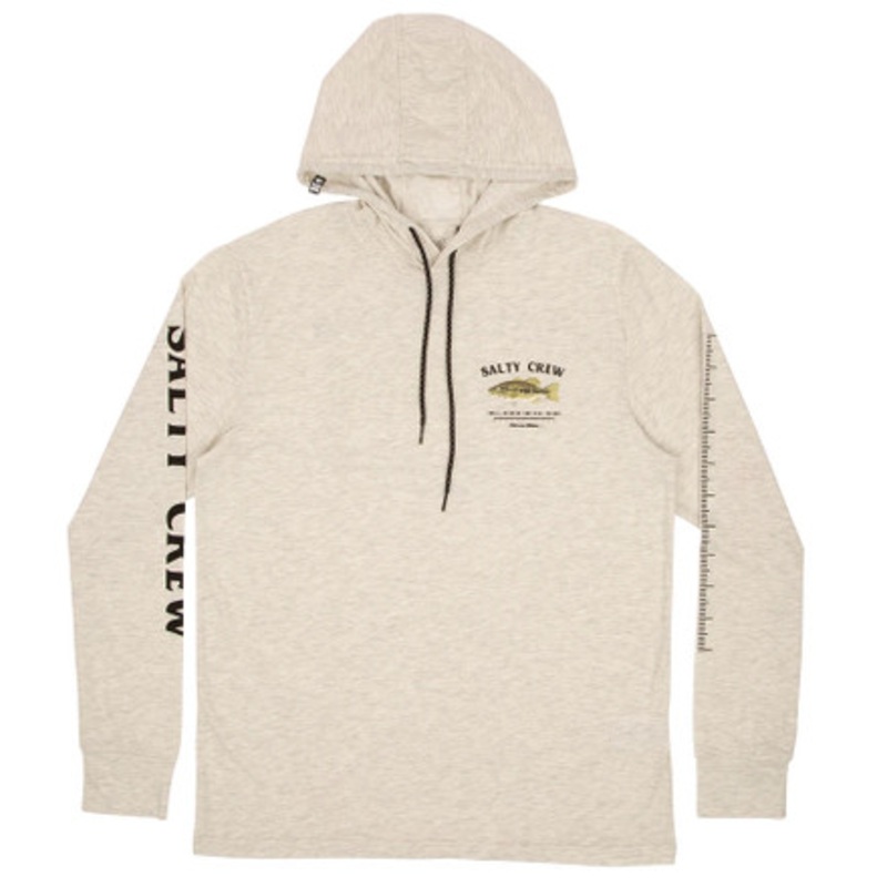 Salty Crew Green Bass Hood Tech T-Shirt – L