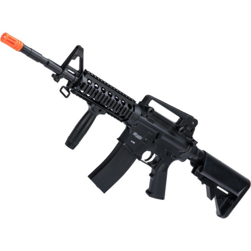 Sig Sauer Licensed Patrol Entry Level AEG Airsoft  Rifle and 1911 Pistol Kit By Cybergun, Black