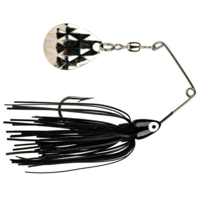 Strike King Mini-King Spinnerbait 10G Black Head Black Skirt