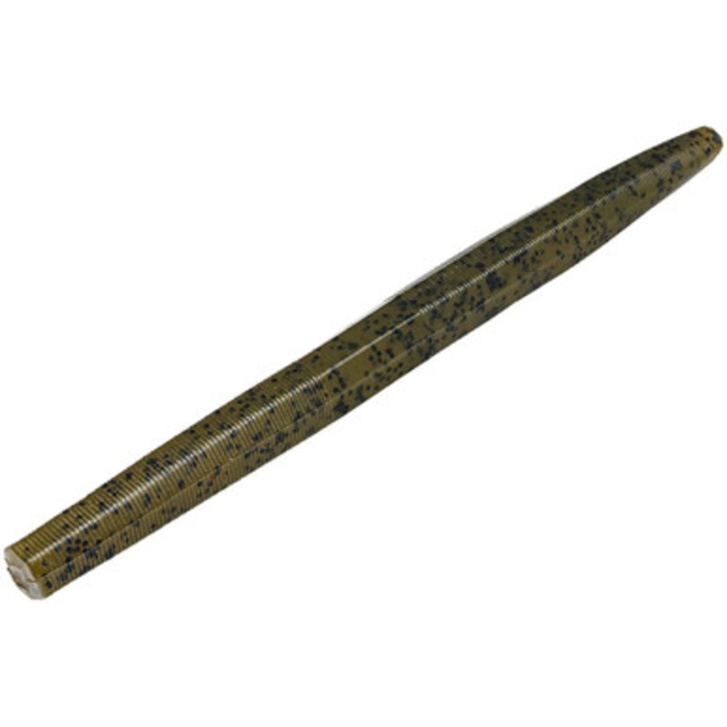 Strike King Perfect Plastic Ocho 7in Softbait 46 Green Pumpkin Seed