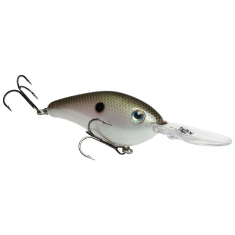 Strike King Pro Model 6XD Crankbait – Green Gizzard Shad