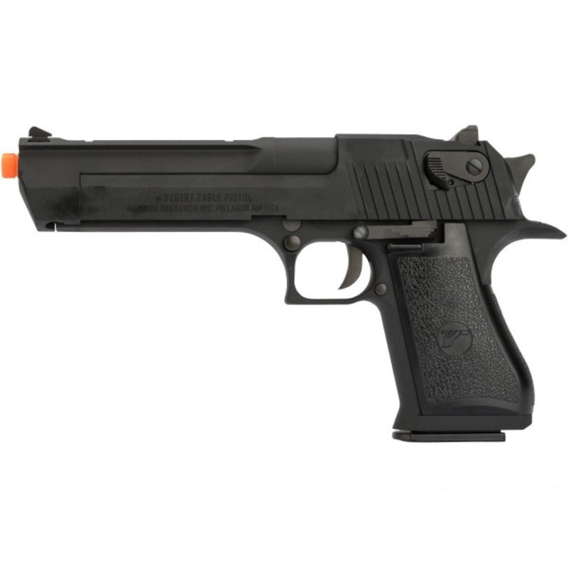 We-Tech Magnum Research Desert Eagle .50AE Gas Blowback Pistol, Black