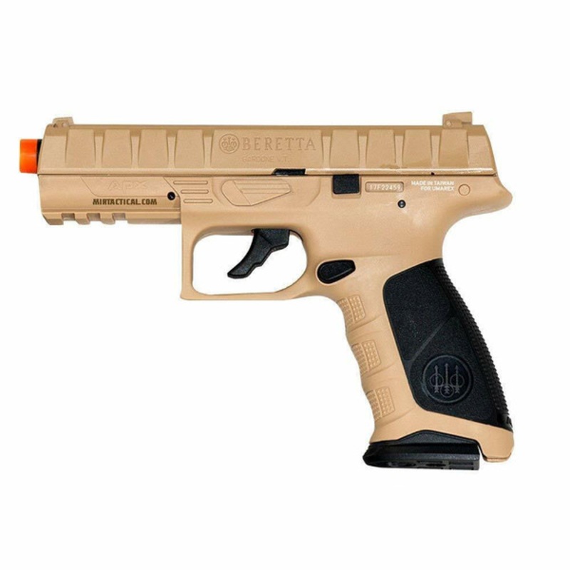 Beretta APX Co2 Blowback Airsoft Pistol, Tan