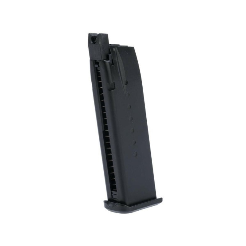 EMG Hudson H9 Parallel Training Pistol 25rd Gas Airsoft Magazine, Black