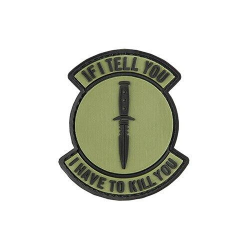 G-Force If I Tell You I Have To Kill You PVC Patch