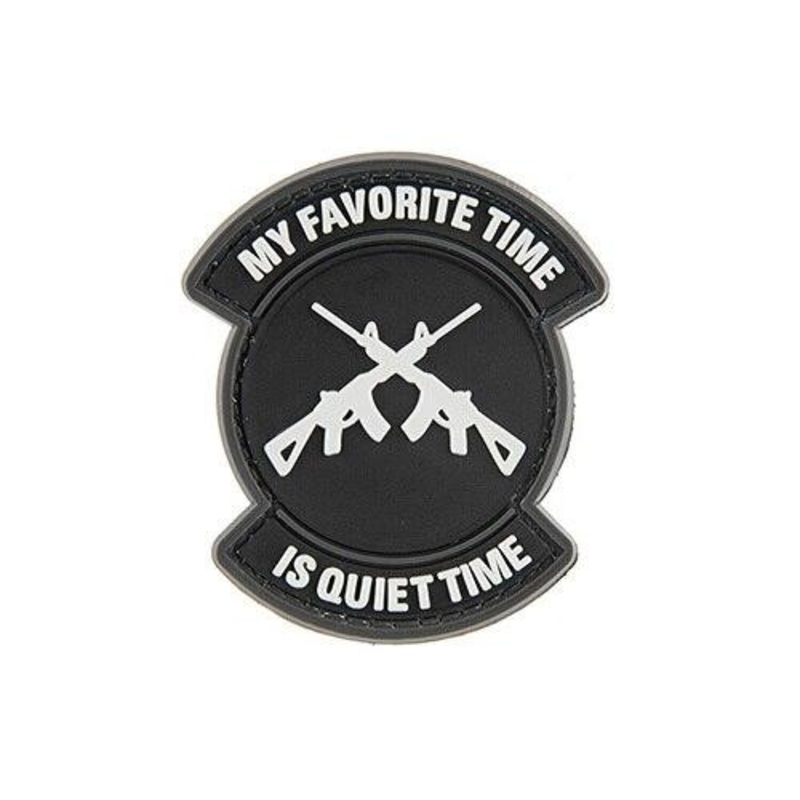 G-Force My Favorite Time Is Quiet Time PVC Morale Patch