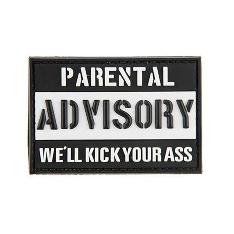 G-Force Parental Advisory: We’ll Kick Your Ass PVC Morale Patch