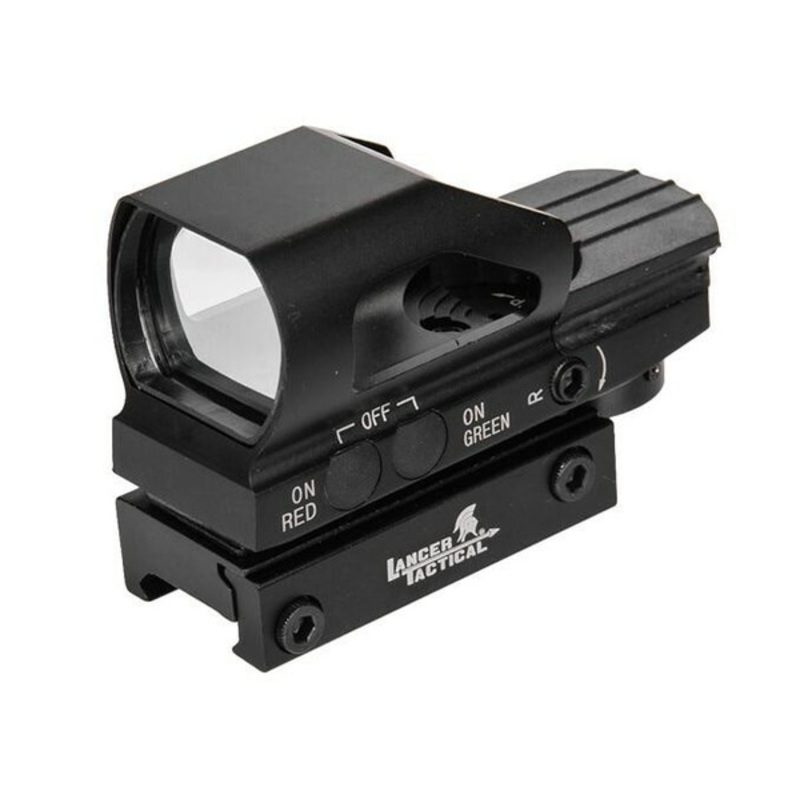 Lancer Tactical 4 Reticle Reflex Sight w/ Button Control