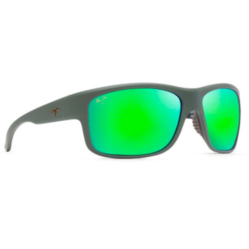 Maui Jim Southern Cross Sunglasses – Soft Matte Khaki Frame/MAUIGreen Lens