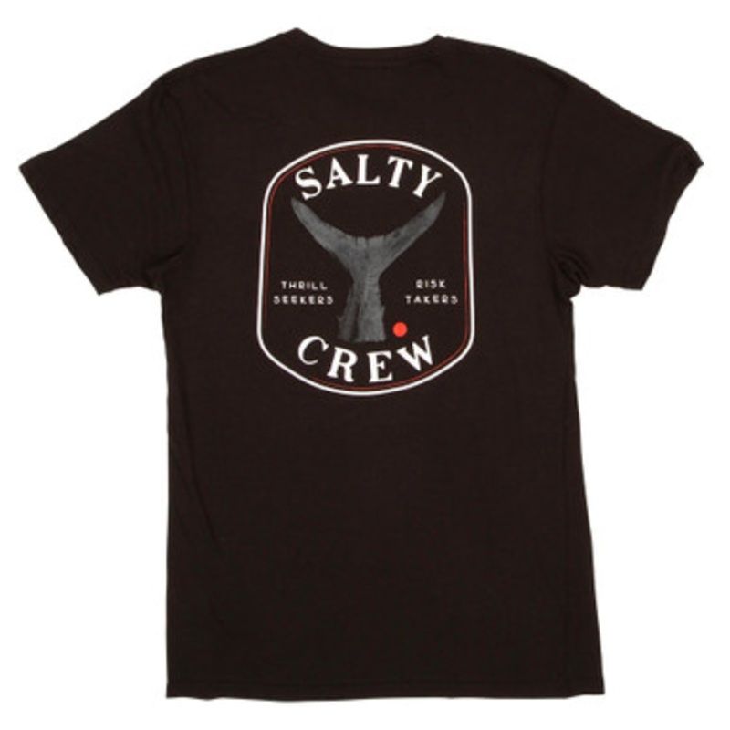 Salty Crew Fishstone Premium Short Sleeve T-Shirt – Black – M