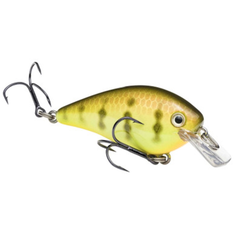 Strike King HCKVDS1.0 Pro-Model KVD Square Bill Crankbait 650 Chartreuse Perch
