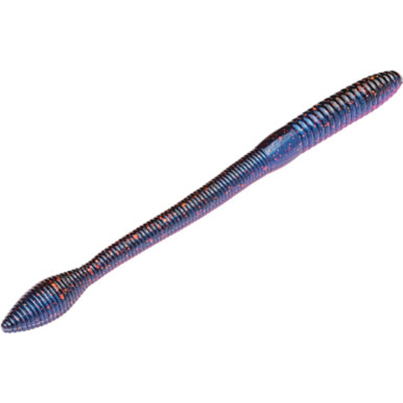 Strike King KVD Fat Baby Finesse Worm – Tequila Sunrise Orange Flake