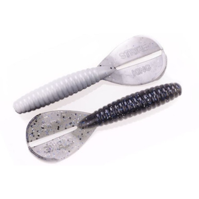 Strike King Rage Twin Tail Menace Grub – Smokey Shad