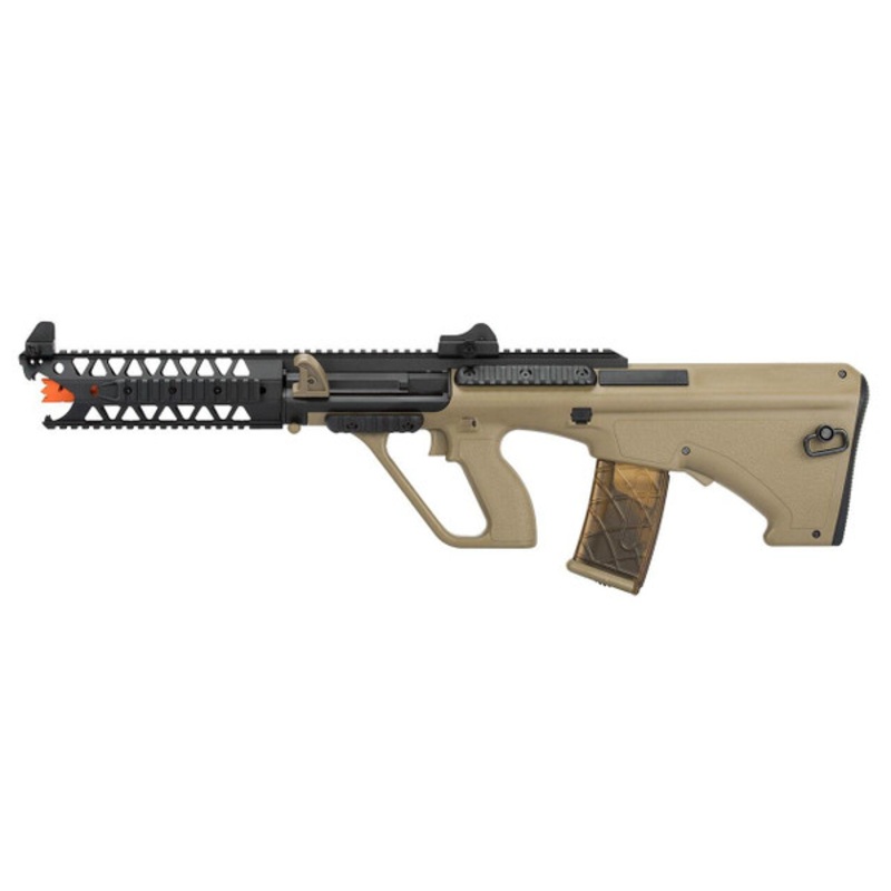 Army Armament Polymer AUG 9 Raptor AEG Airsoft Rifle, Tan
