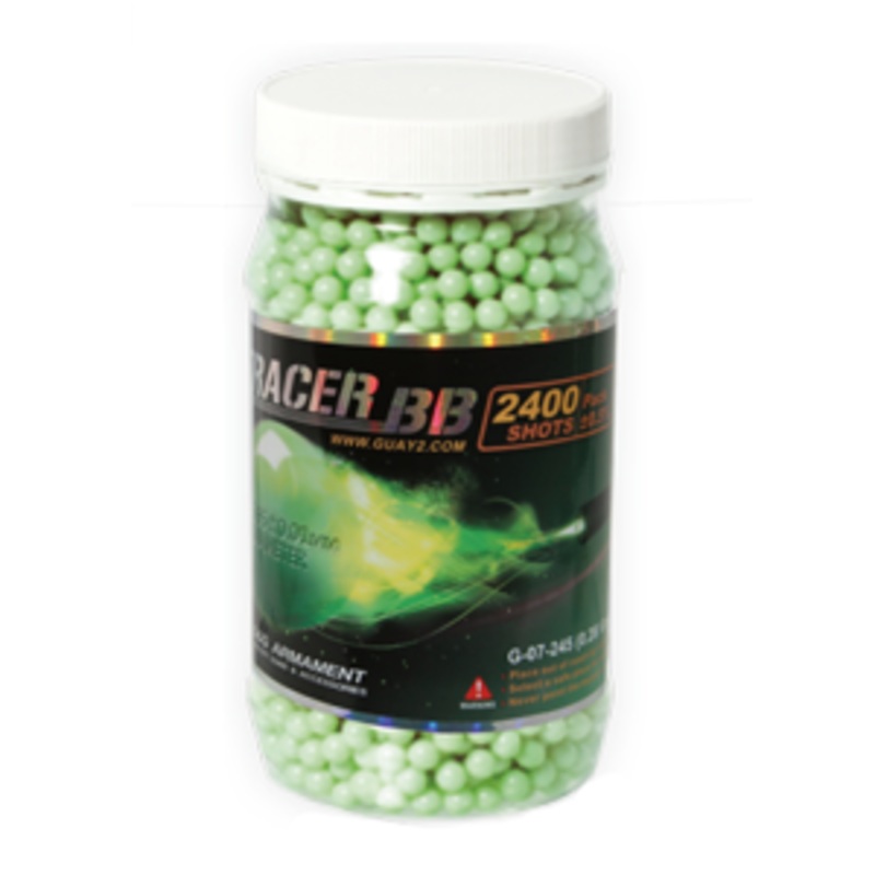G&G 0.28g 2400Ct. Tracer BBs, Green