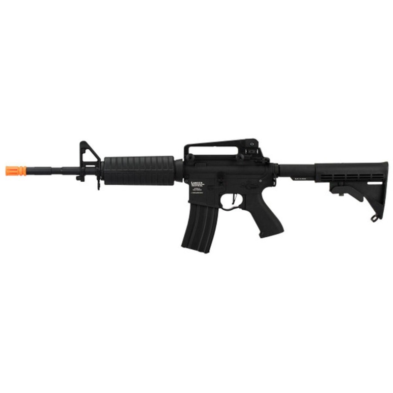 Lancer Tactical M4A1 LT-06 ProLine Series Low FPS Carbine Airsoft Rifle, Black