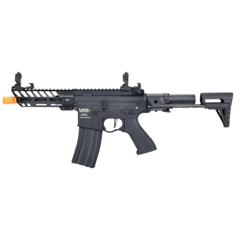 Lancer Tactical ProLine Series NEEDLETAIL PDW Low FPS AEG Airsoft Rifle, Black