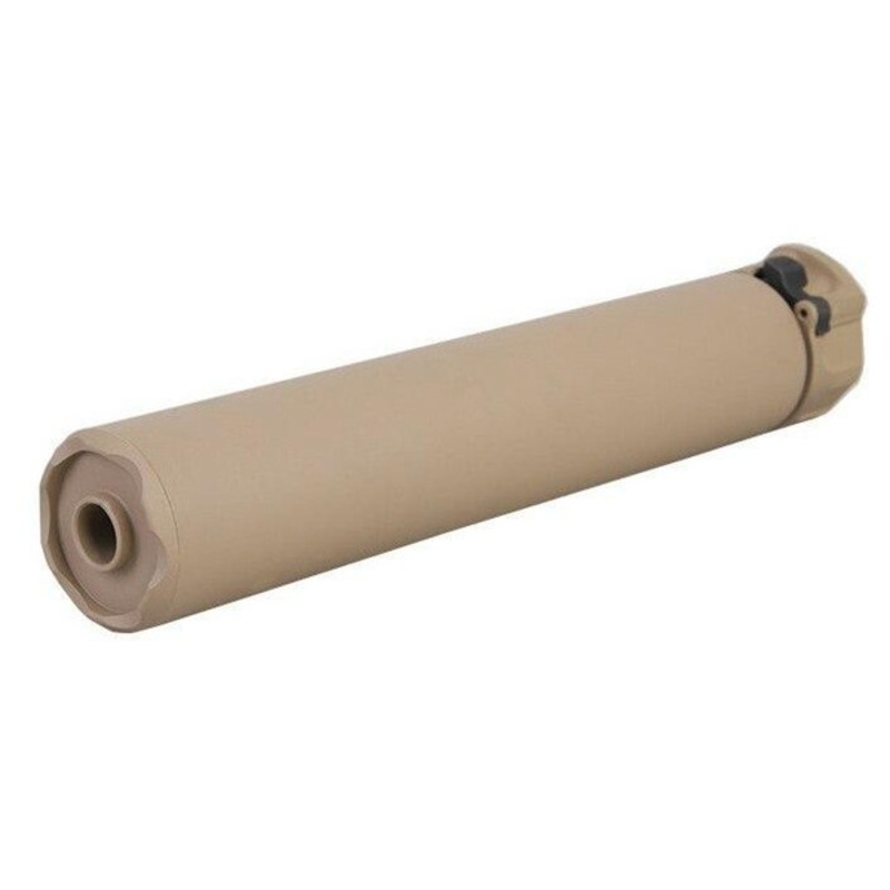 Raptors Airsoft SOCOM Series 220mm 7.62 Mock Silencer, Tan