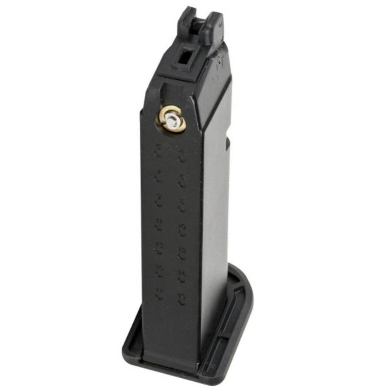 Valken AVP17 24rd Green Gas Magazine, Black