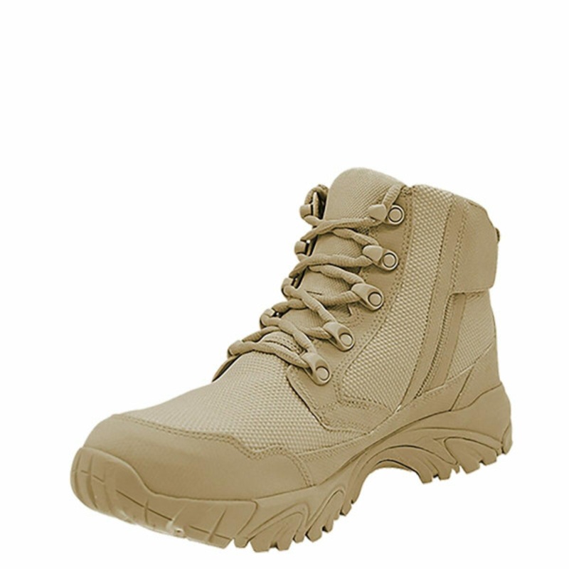 Altai 6 Side Zip Waterproof SuperFabric Mesh Tactical Boots, Tan