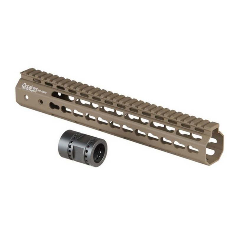 Ares Metal Keymod Handguard, 12 Inch, Dark Earth