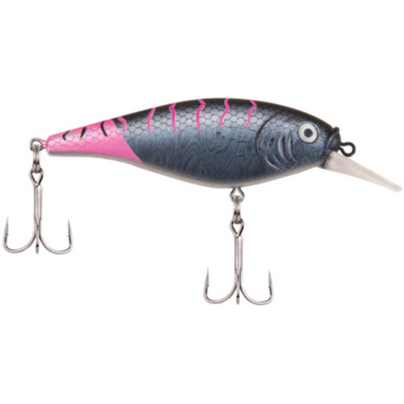 Berkley Flicker Shad Shallow – 2-3/4in – Firetail MF Black Cougar