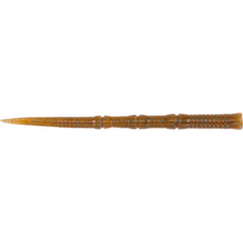 Berkley Powerbait Flute Worm – 4.7in – Cinnamon Brown Blue Fleck