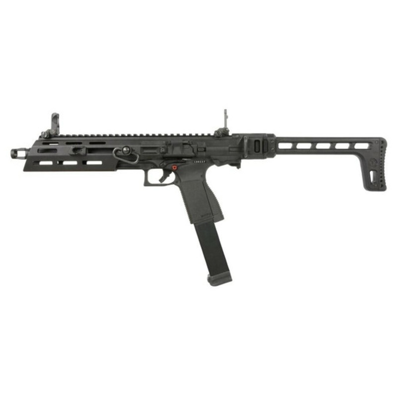G&G SMC 9 Gas SMG  Airsoft Carbine, Black