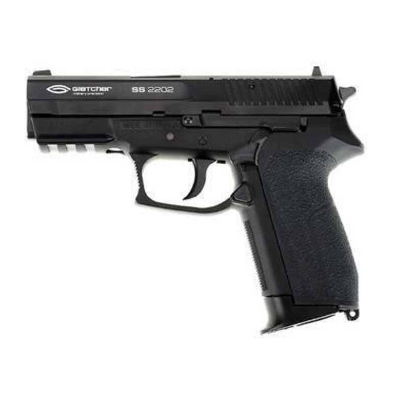 Gletcher SS 2202 Co2 .177 Airgun, Black