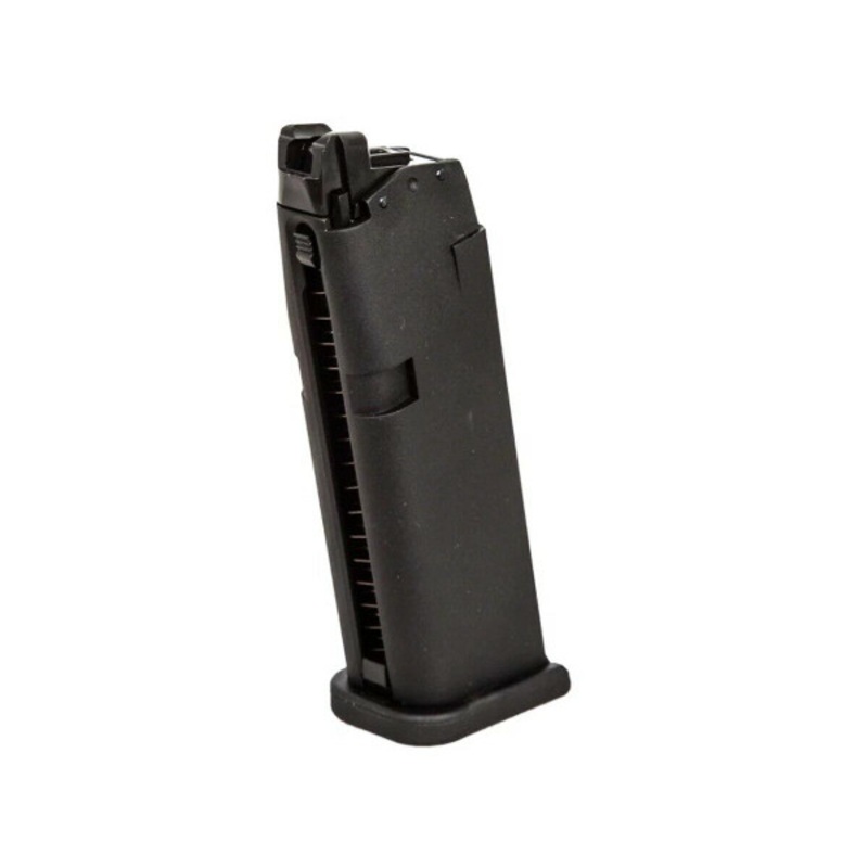 GLOCK G17 Gas Blowback Airsoft 23 BB Magazine, Black