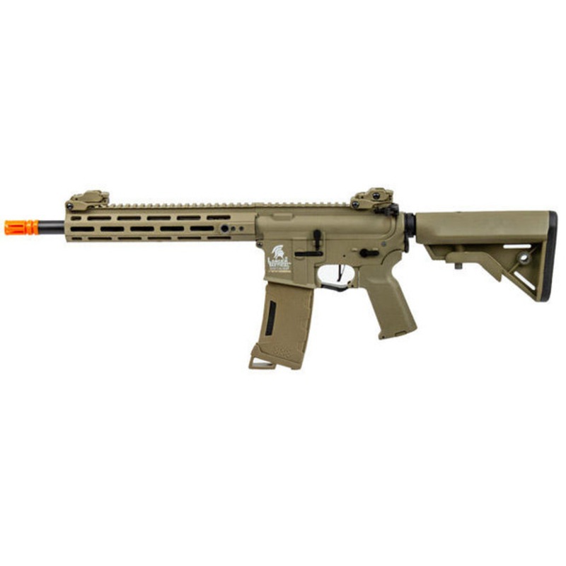 Lancer Tactical 10 M-LOK M4 AEG Airsoft Rifle, Gen 3, Tan