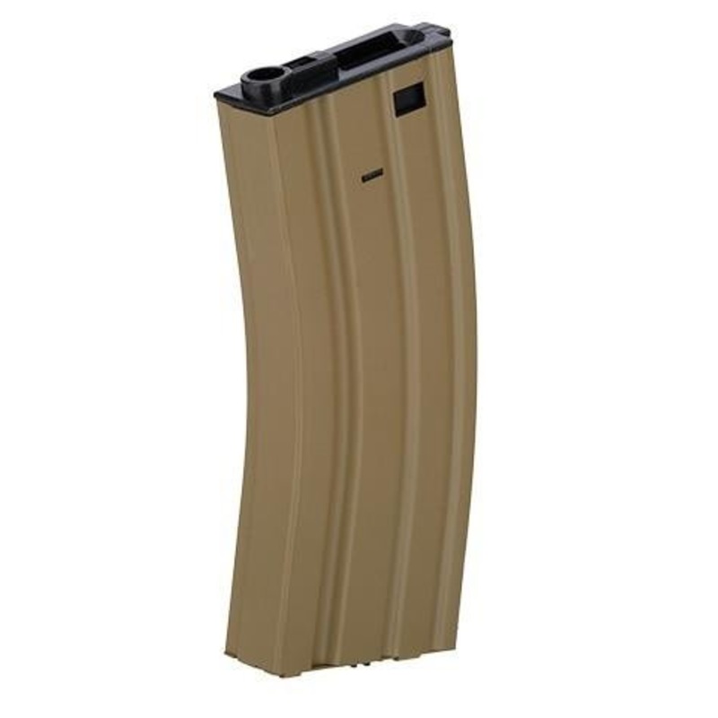 Lancer Tactical 300 Round Metal M4 High Capacity Magazine, Gen 2, Tan