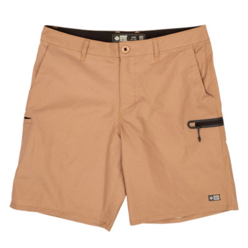 Salty Crew High Seas Perforated Walk Short – Khaki – 38