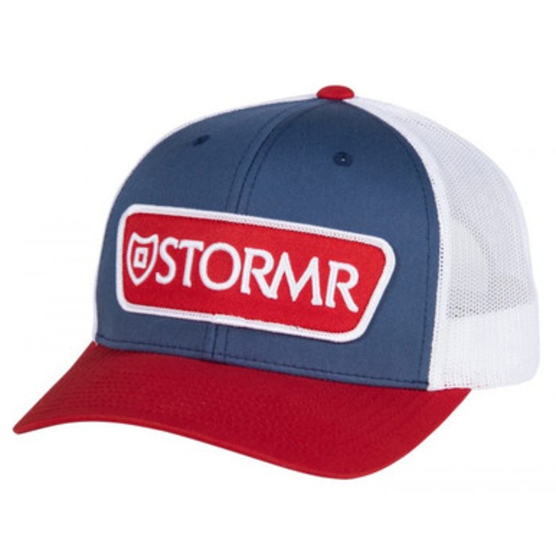 Stormr Patch Mesh Hat – Red/White/Blue