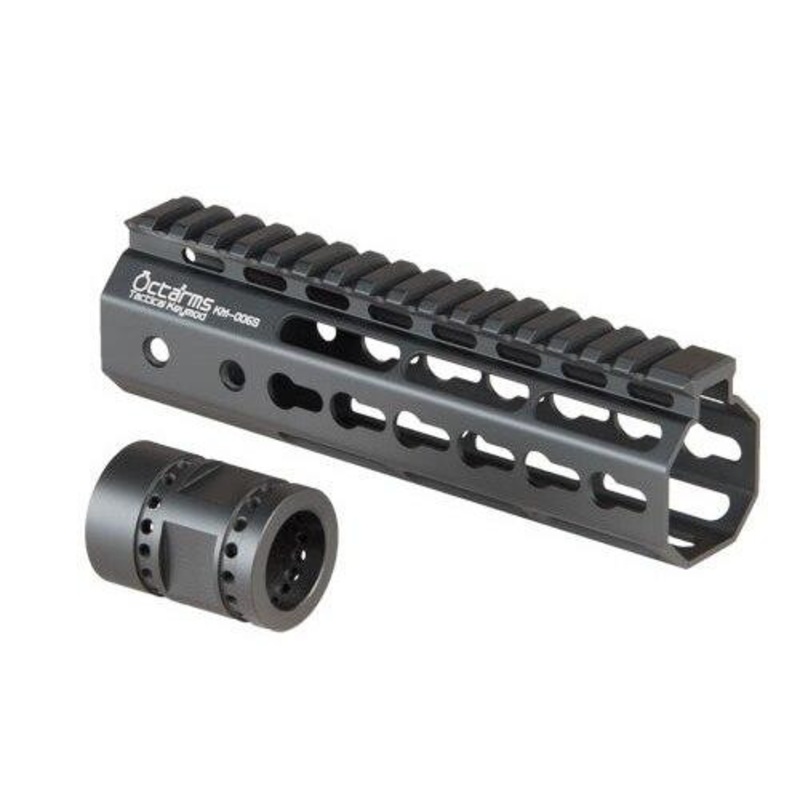Ares Metal Keymod Handguard, 7 Inch, Black