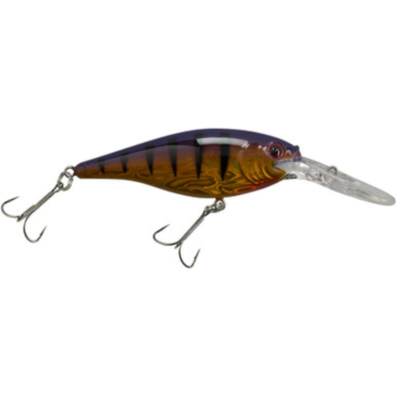 Berkley Flicker Shad – 3-1/2in – Slick Purple Bengal