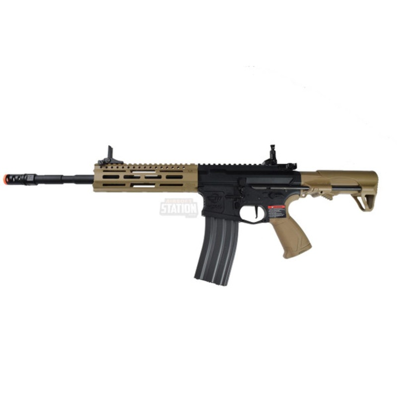 G&G CM16 Raider L 2.0 E AEG Airsoft Rifle, Desert Tan