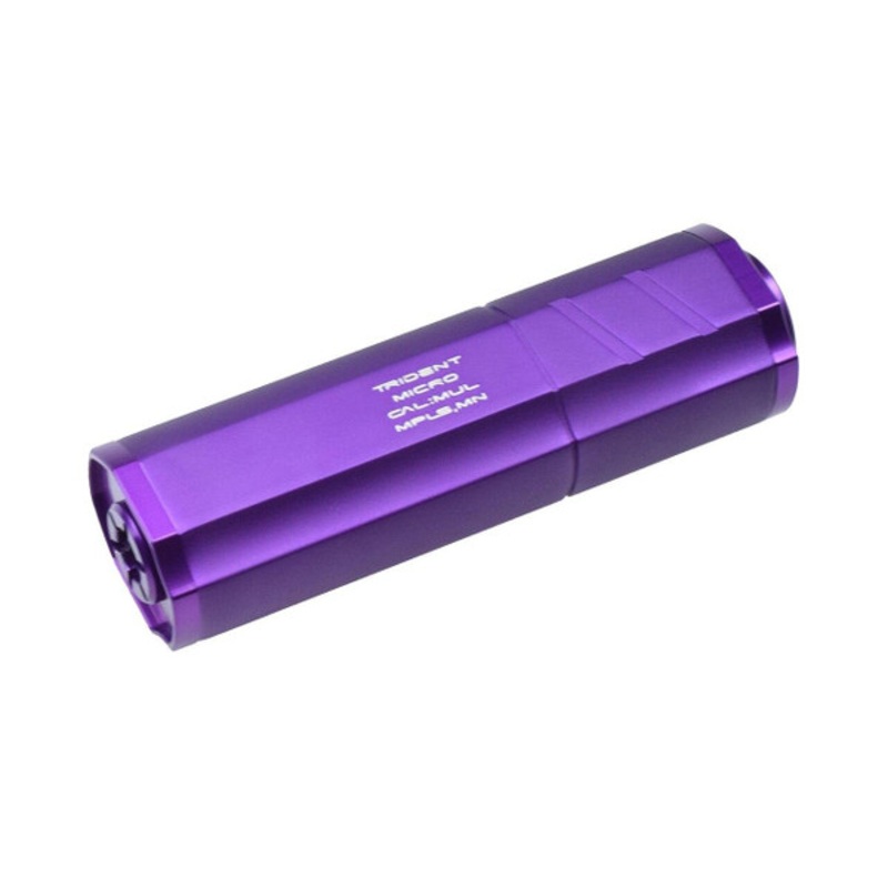 Helix Trident Micro Mock Airsoft Suppressor, Purple